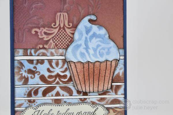 Layered Stencils technique with Julie