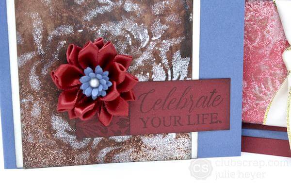 Inky Stencil Stipple Mist Technique Challenge