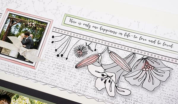 Beautiful Wedding pages with your Custom Colors