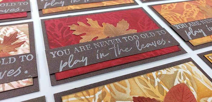 Falling Leaves ATCs - Mini Works of He{art}