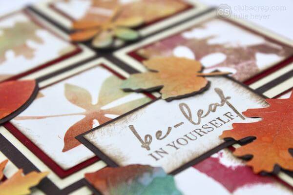 Five fabulous Techniques with the Falling Leaves Die Set!