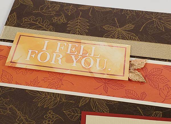 Falling Leaves Page Kit - Page Particulars