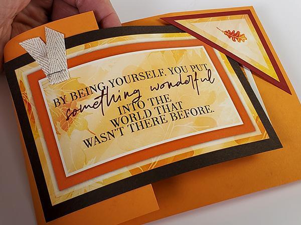 Falling Leaves Card Kit - Love 'n Learn!