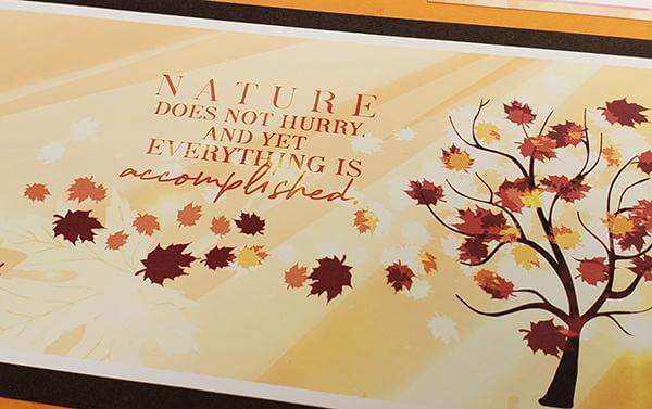 Falling Leaves - September 2019 -  Rake up the creativity!