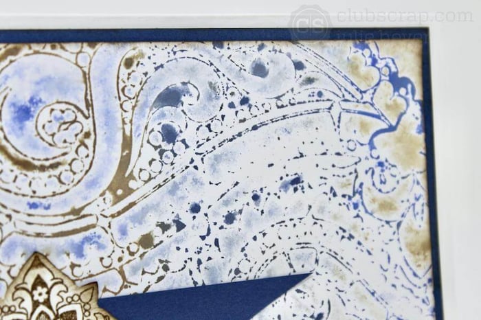 Paisley Gelli Prints featuring the Western Masking Stencil