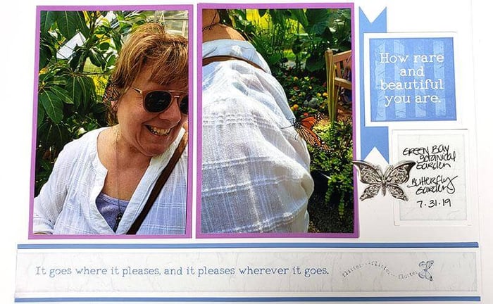 Butterflies Layouts - Spread your creative wings.