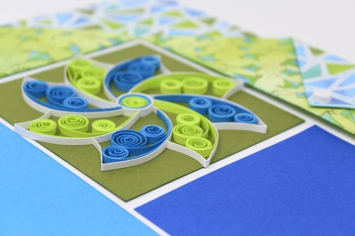 Quilled Pinwheel - Rolling out a fun embellishment