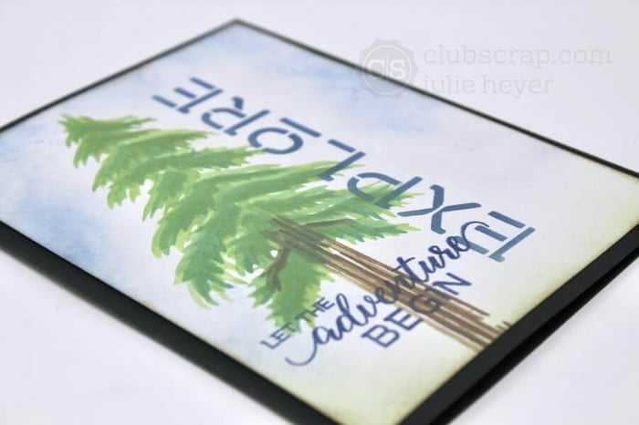 Explore Stencil - Pacific Northwest Single Layer Cards