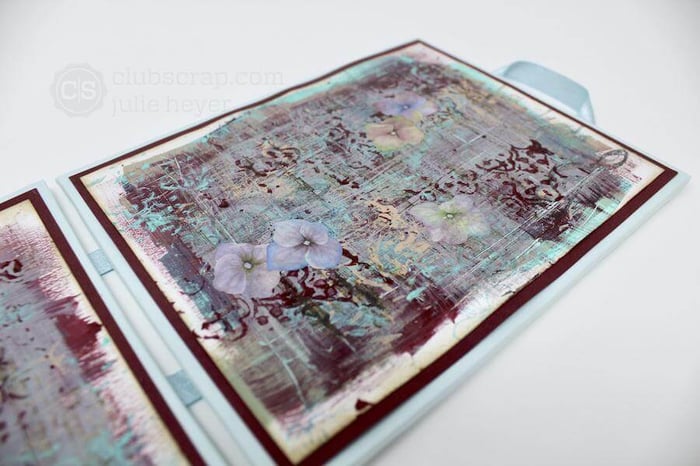 Tri Panel Project - Mixed Media with Beautiful Noise