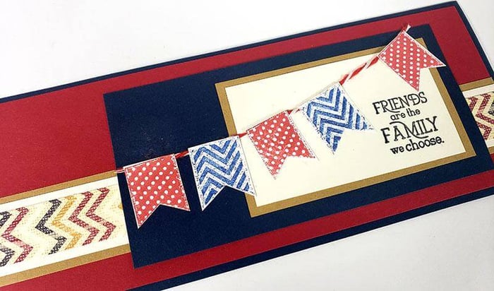 Standing Box Cards featuring Vintage Americana