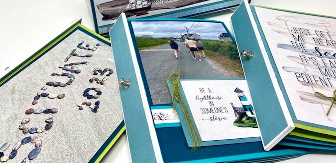 Coastal Photo Drop Box - A keepsake for vacation memories.