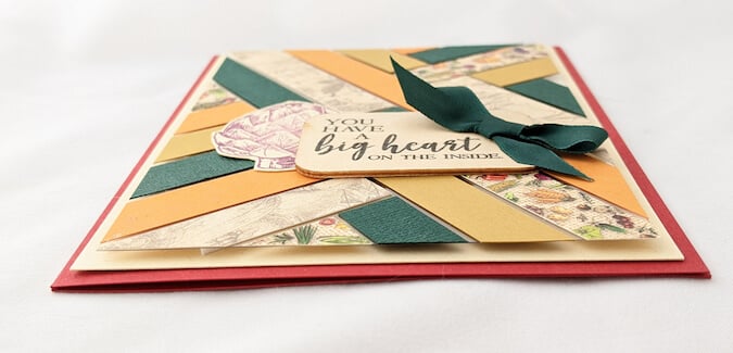 Floating Herringbone Cards - A technique spotlight!