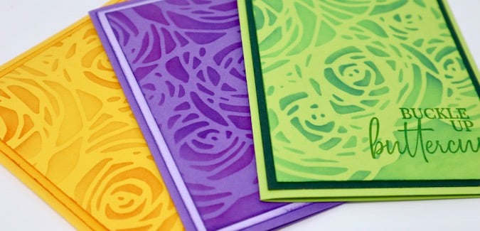 Ink Duo Stenciling Technique - Simple and Sweet!