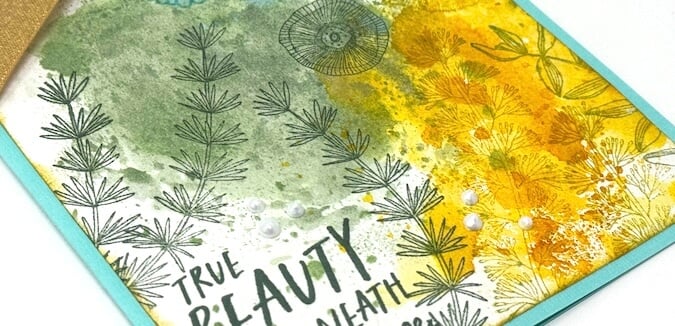 Ink Squish Technique - An easy way to make backgrounds!