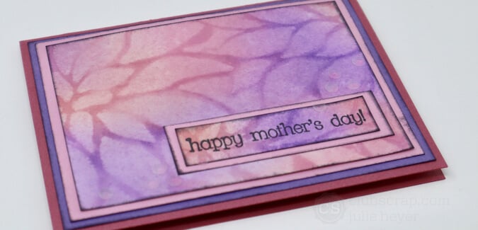 Ink Lift technique featuring the Dahlia Remix Stencil!