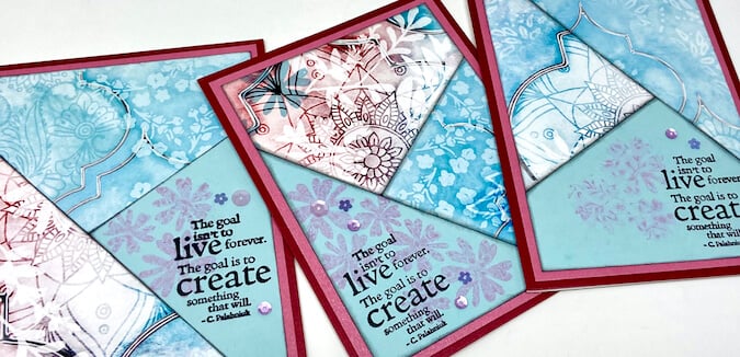 Legacy Puzzle Cards: Divide and conquer with this technique!