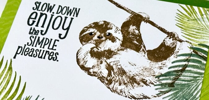 Rainforest Stamps - How to make cards with tropical flair.