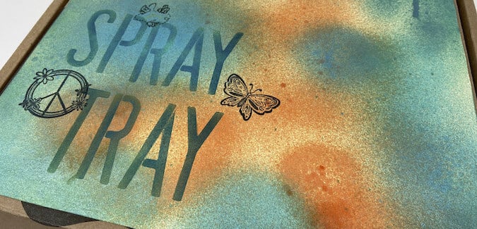 Collapsible Spray Tray - Another fun Pizza Box project!