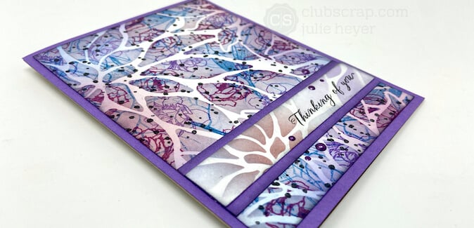 Stamping on Stencils - Technique Spotlight with Julie!