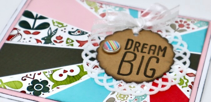 Starburst Technique - Spotlight on paper scraps!