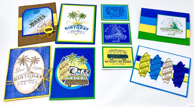 Surf Shop Stamps - Let's ride the creativity wave!