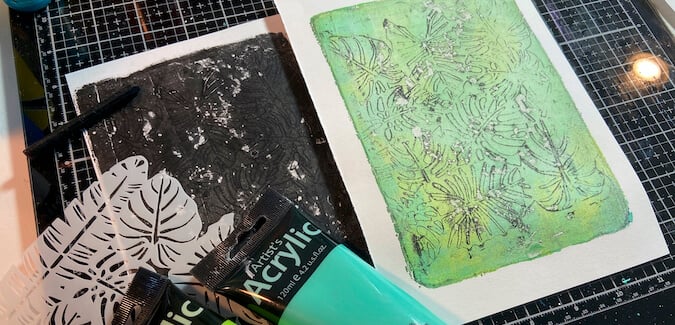 Wax Crayon Transfer - A spotlight technique!