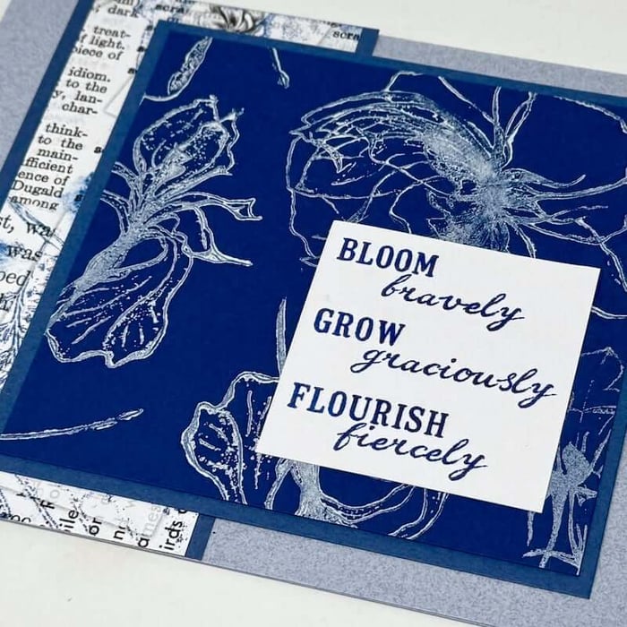 Make original botanical prints with your craft supplies!