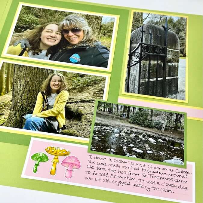 Cottage Garden Pages—Make a custom print and embellishments.