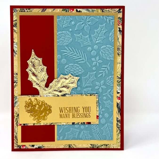 Double Block Holiday Cards - {BYSCH} Linky Party