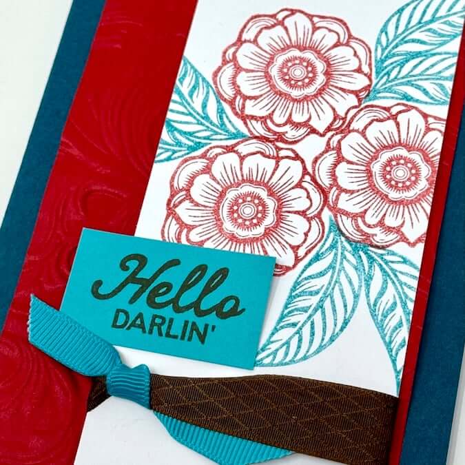Make seven stunning cards with the Impressed Stamps.