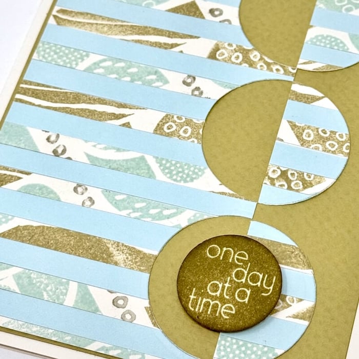 Mirrored Strips - Another way to craft with paper scraps!