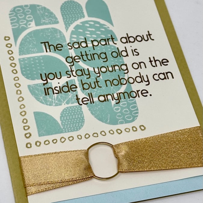 Make simple cards with Round and Round Stamps!