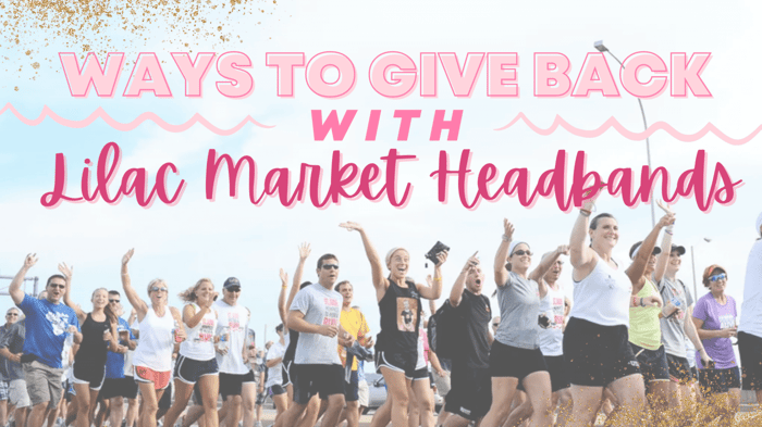 Ways to Give Back with Lilac Market Headbands