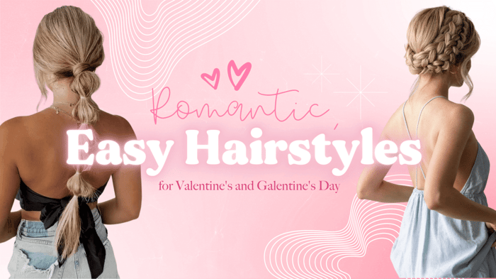 Romantic, Easy Hairstyles for Valentine's & Galentine's Day