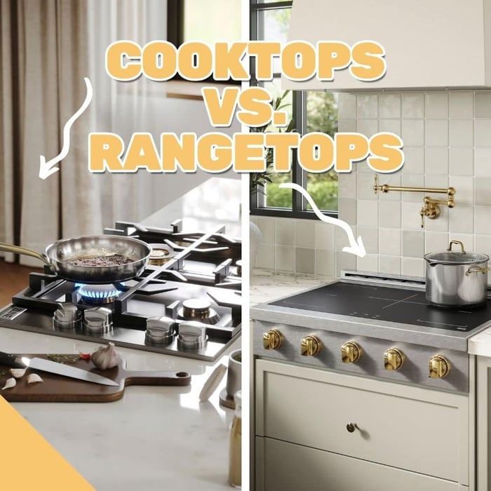 Cooktops vs. Rangetops Comparison