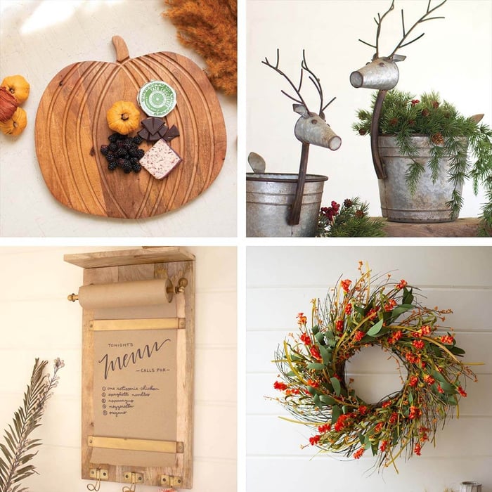 Fall Kitchen Decoration with Kalalou