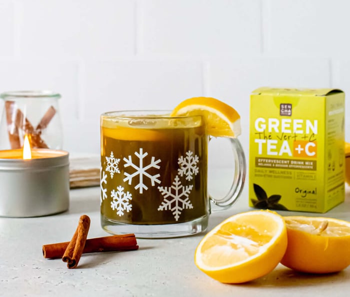 Lemon Matcha Hot Toddy Recipe