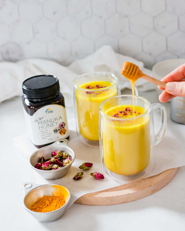 Turmeric Ginger Golden Moon Milk Recipe