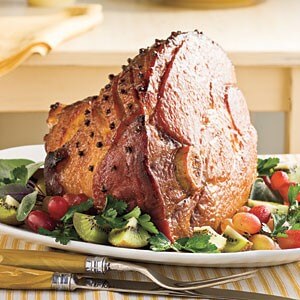 Manuka Honey Bourbon Glazed Ham