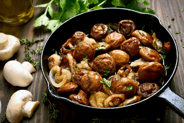 Honey Balsamic Mushrooms
