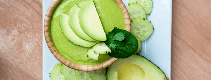 Chipotle Cucumber Avocado Soup