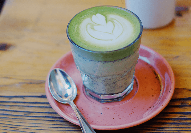 Manuka Honey with Matcha Latte
