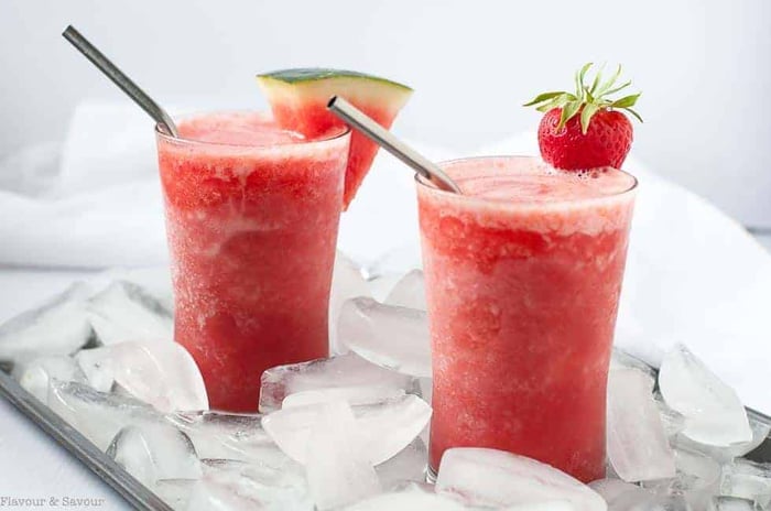 Honey Strawberry Tea Cooler