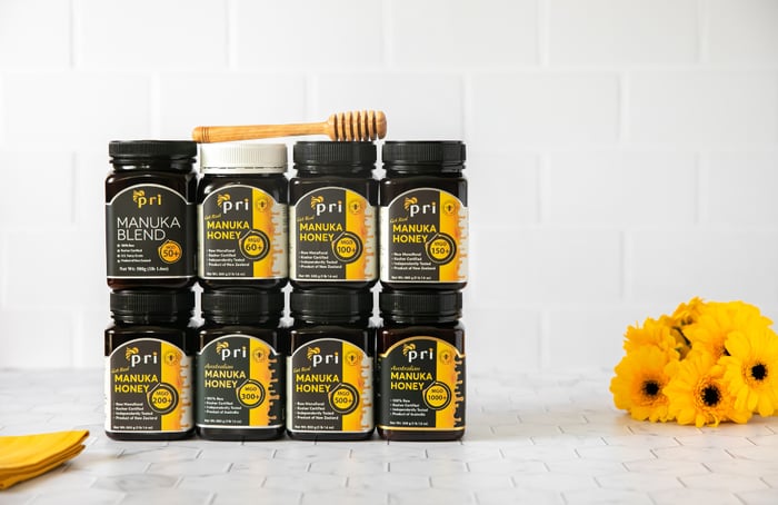 PRI Manuka Honey range