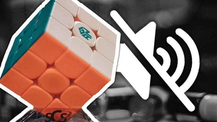 How to make a speed cube quieter (for parents)