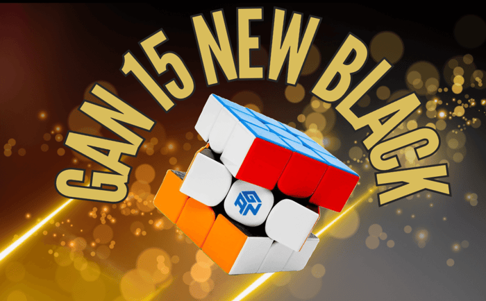 Meet the GAN 15 3x3 New Black, GAN's Lightest Flagship Ever