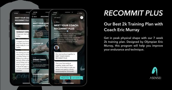 Our Best 2k Training Plan: RECOMMIT PLUS with Eric Murray