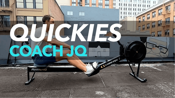 NEW Rowing Program - QUICKIES with Johan Quie