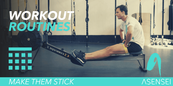 Overcome friction and stick to a workout routine