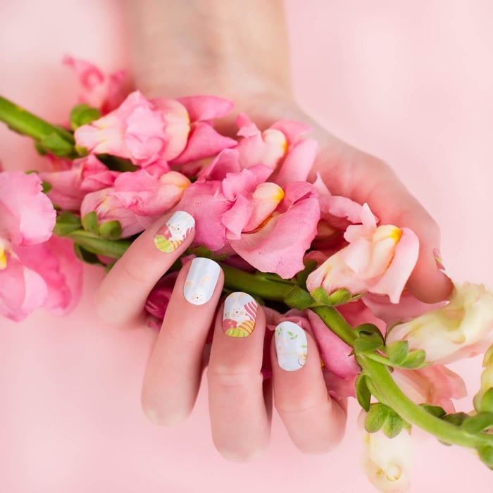 7 Perfect Easter Nails Using Nail Wraps